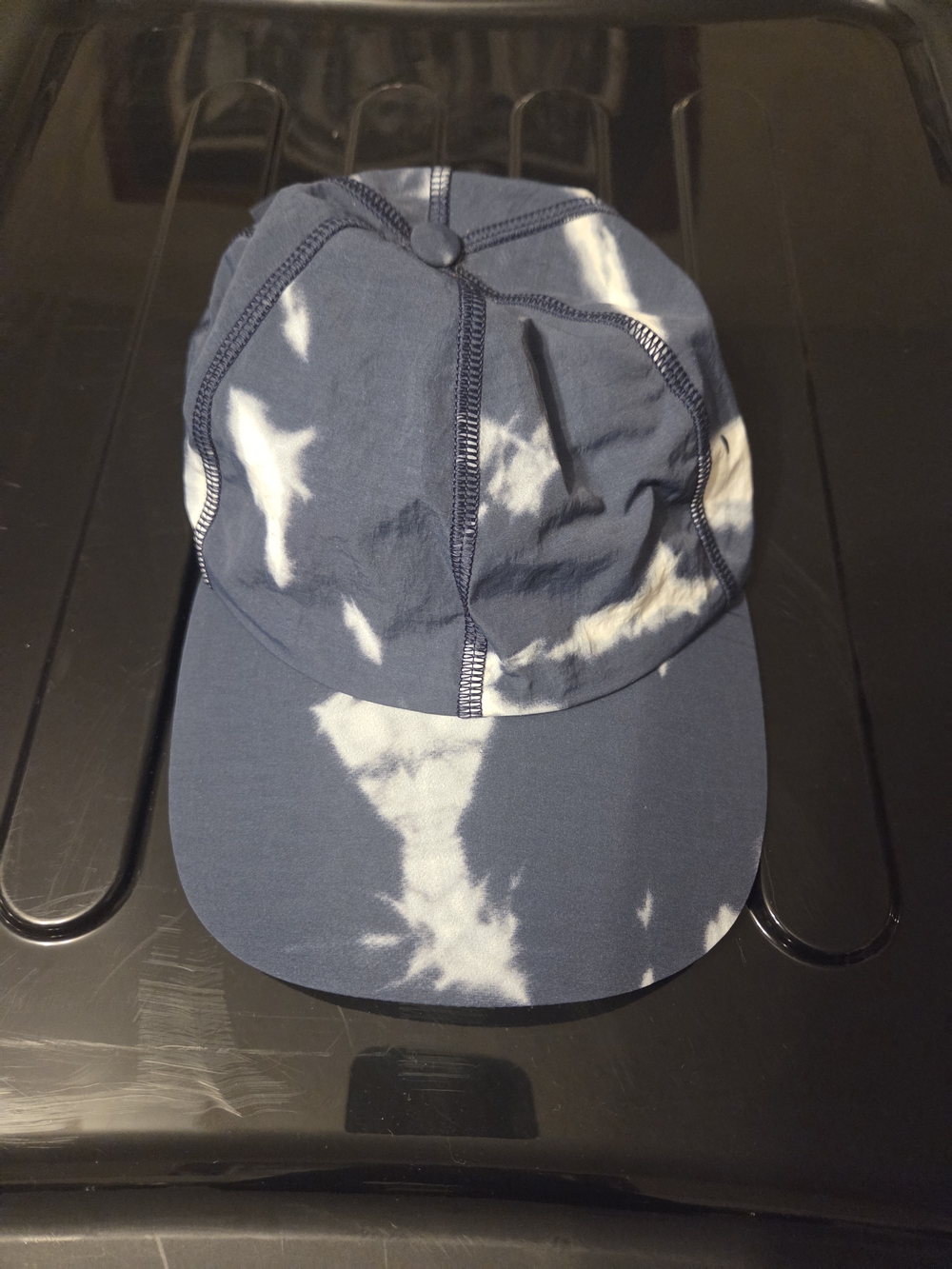 lululemon athletica Navy and White Tie-Dye Running Hat